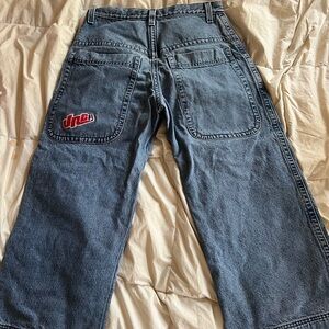 Vintage 90s/y2k JNCO racer jeans. Perfect condition size 36 length 28 inches.